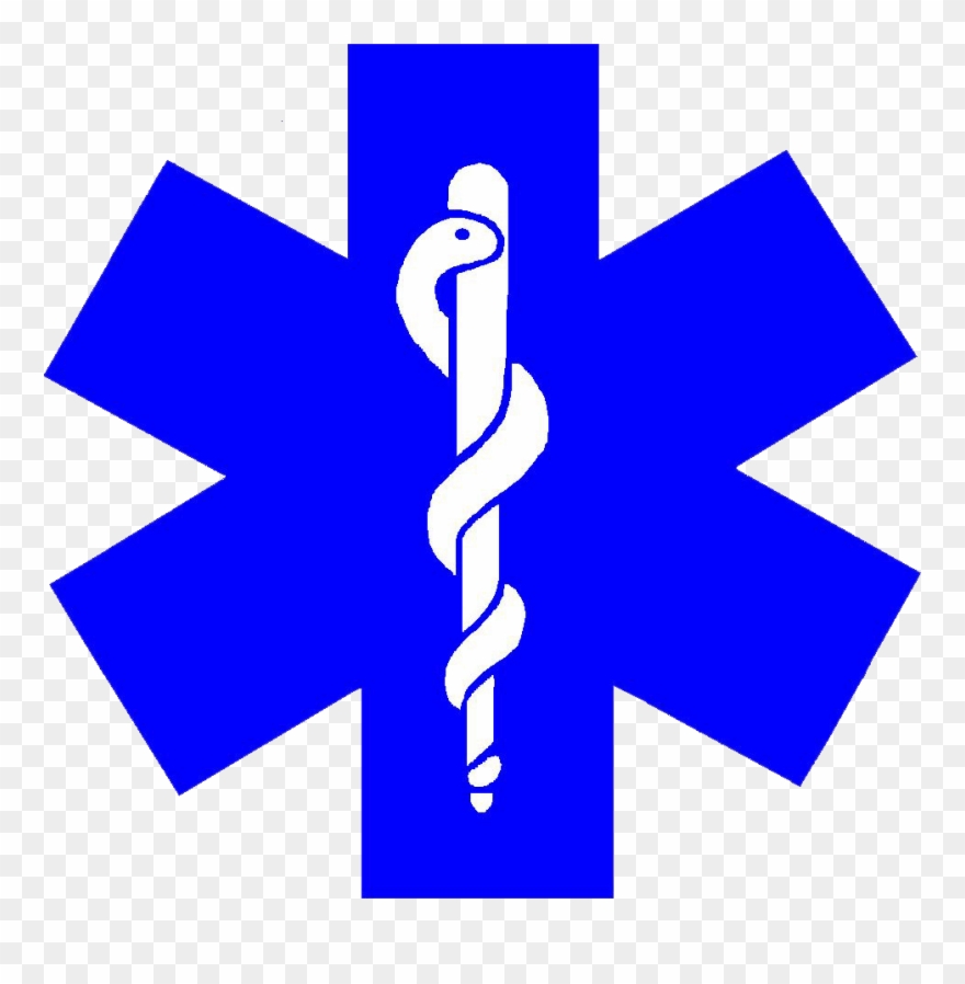 Image Description Ems Symbol Star Of Life Clip Art - Star Of Life Logo Png Transparent Png