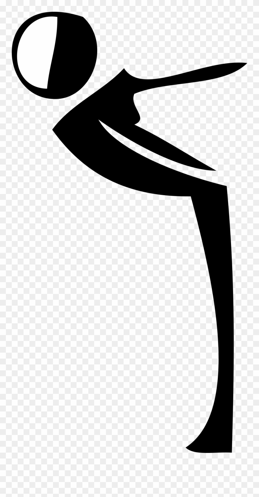 Clipart Architetto Sport Paksinasana Microsoft Word - Desenho Da Ginastica Aeróbica - Png Download