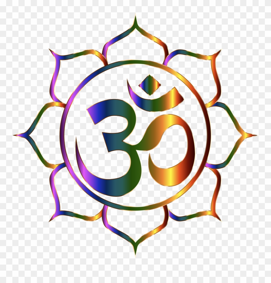 Clipart Namaste No Background Microsoft Clip Art Gallery - Om Symbol Pendant * Watercolour Om And Lotus * Namaste - Png Download