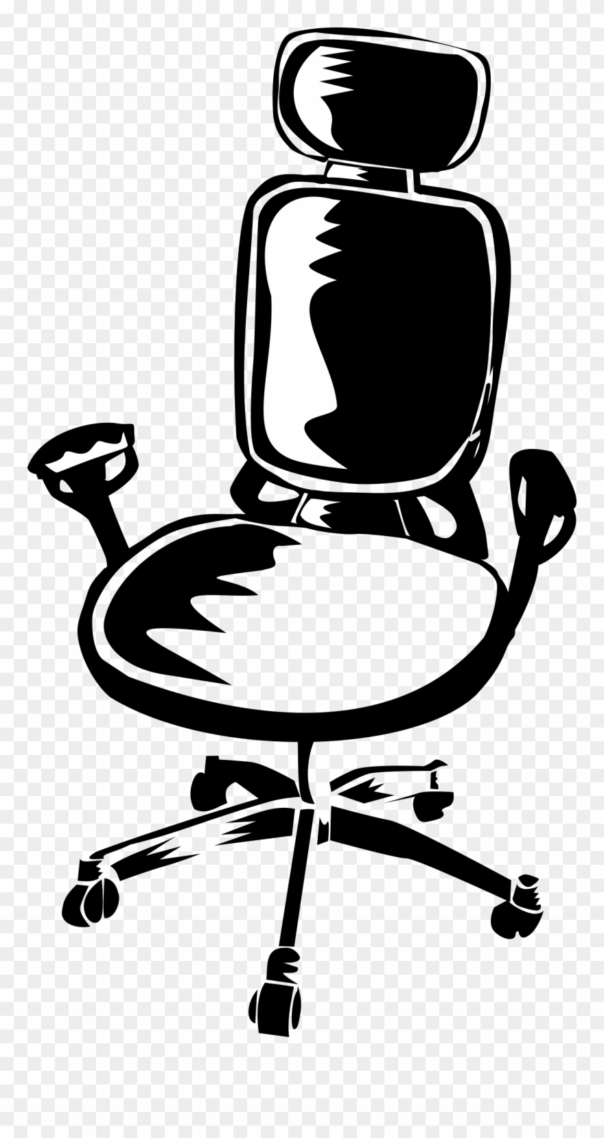 Clipart Office Chair Microsoft Clip Art Circles And - Office Chair Clip Art - Png Download