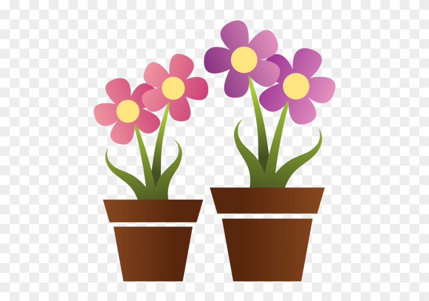 Flower Pot Png Royalty Free Techflourish Collections - Flowers In Pot Clipart Transparent Png
