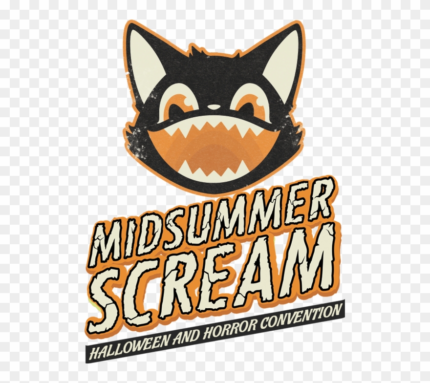 Long Beach - Midsummer Scream Cat Clipart
