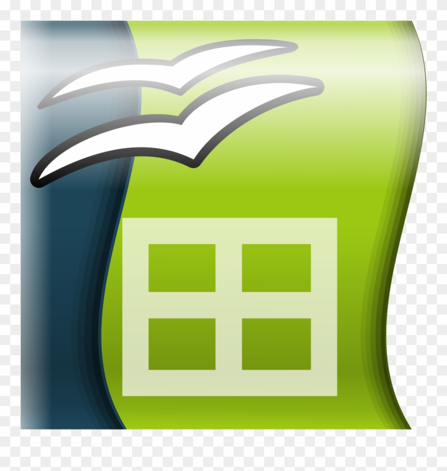 File - Ooocalc - Svg - Open Office Logo Impress Clipart