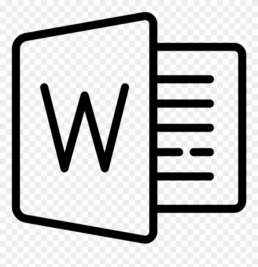 Microsoft Word Icon - Excel Sheet Icon White Clipart