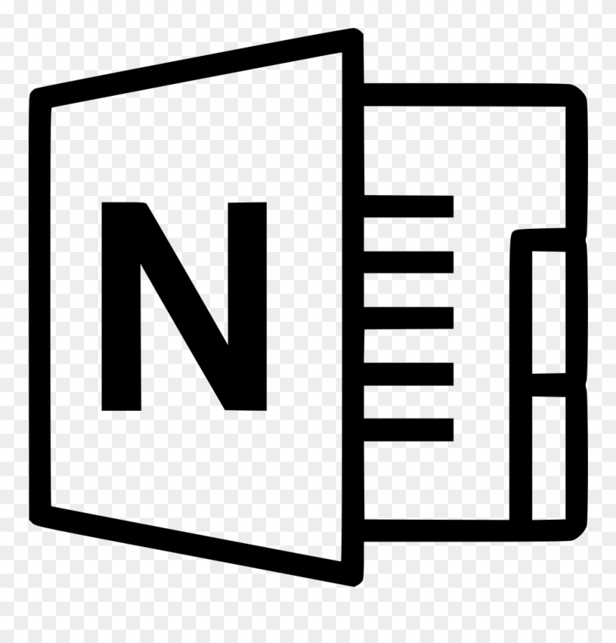 Microsoft Onenote Microsoft Powerpoint Microsoft Office - Onenote Png Logo White Clipart