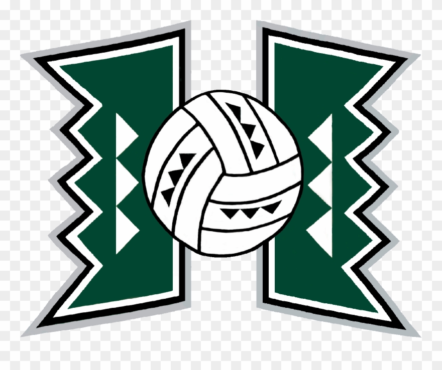 Hawaii State University Mascot - University Of Hawaii Volleyball Logo Clipart
