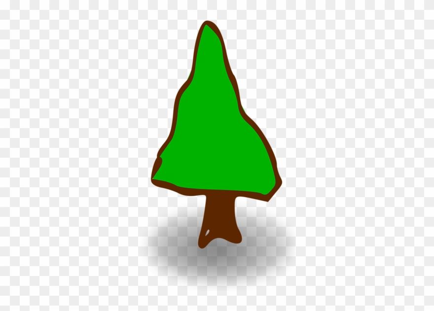Cartoon Picture Of A Tree 24, Buy Clip Art - Map Symbolization - Png Download