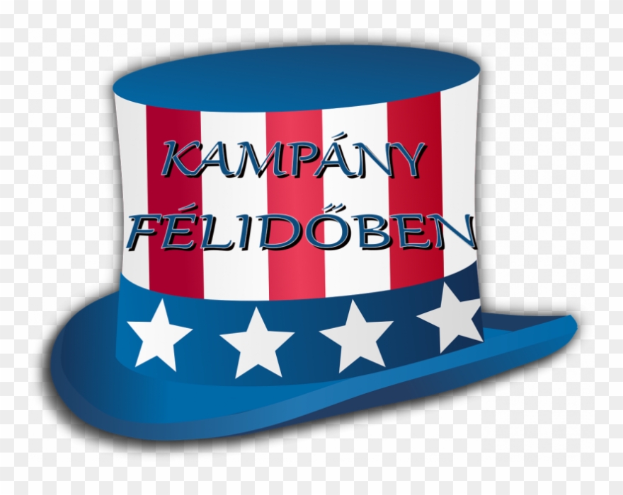 Az Elemzések Szerint Az Usa-ban Megosztott Kormányzás - Uncle Sam Hat Icon Clipart