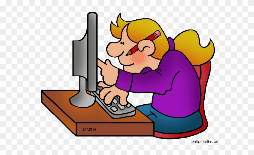 Science - Searching The Internet Clipart - Png Download