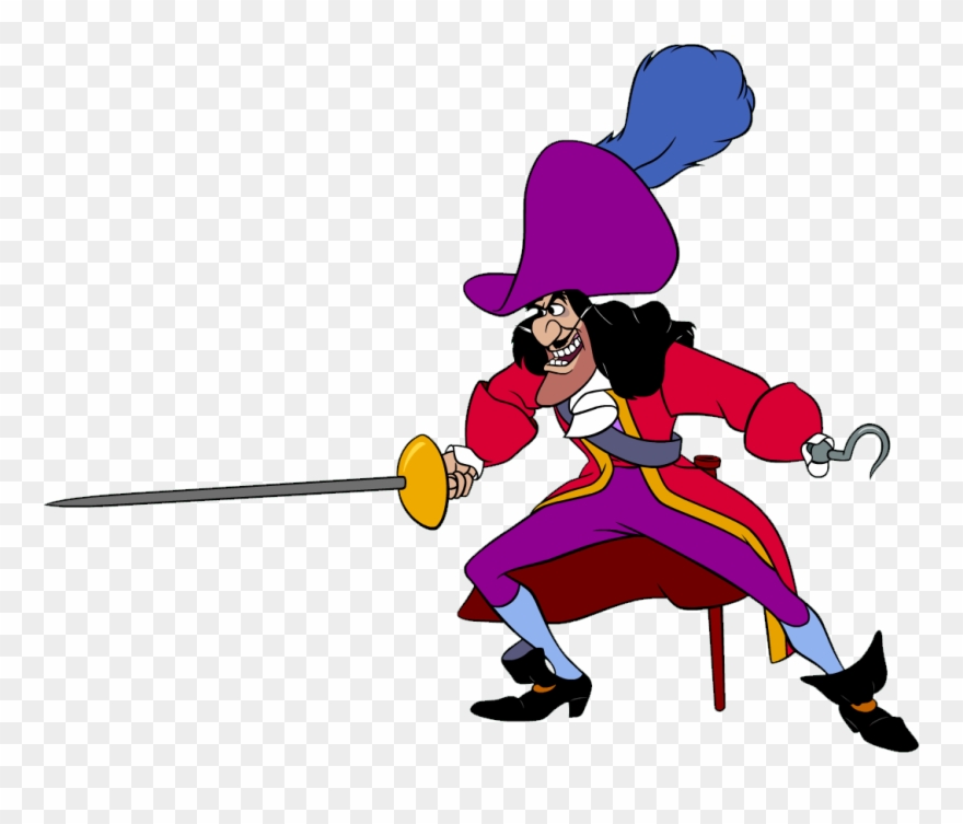 06 - 0kb - Capitão Gancho De Peter Pan Clipart