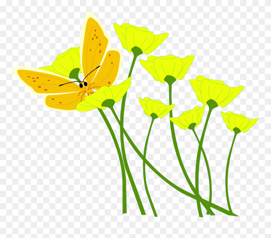 Free Spring Clipart 20, Buy Clip Art - Yellow Flowers Clip Art - Png Download