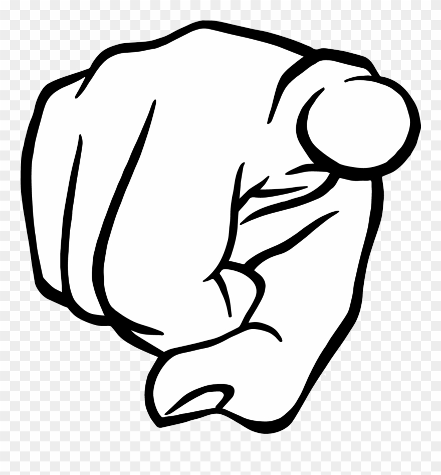 Finger-pointing - Meme Pointing At You Clipart