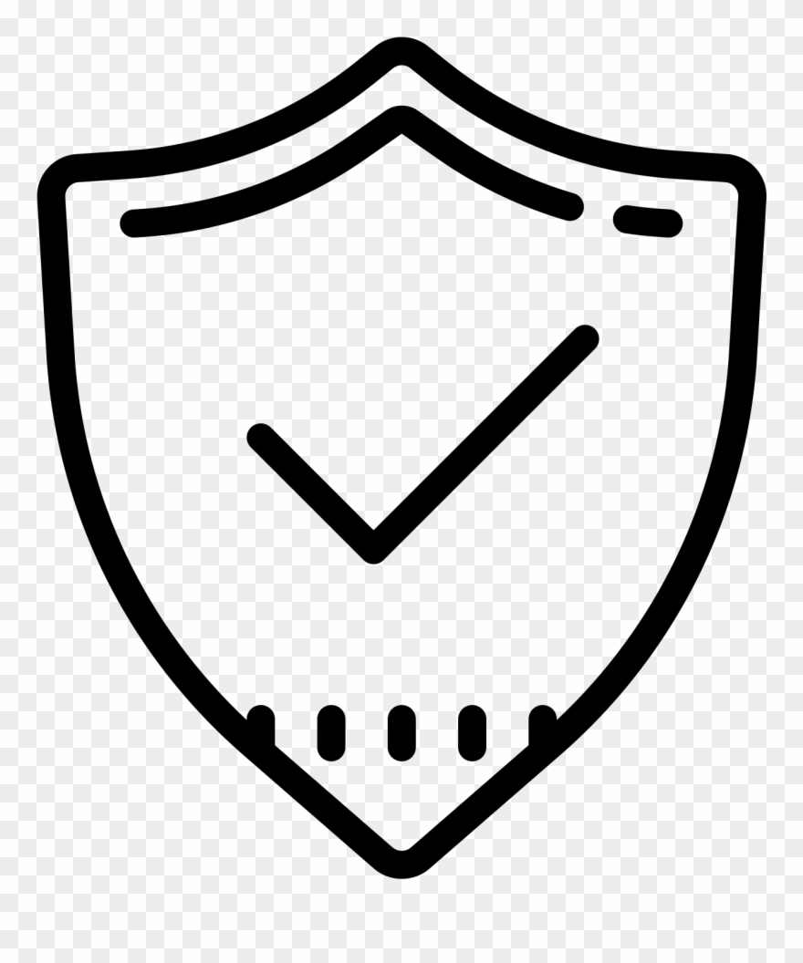 The Universal Icon For Windows Defender, Security Checked - Thinking Clip Art - Png Download