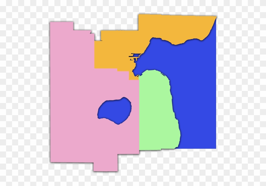 Town Map - Ink Clipart