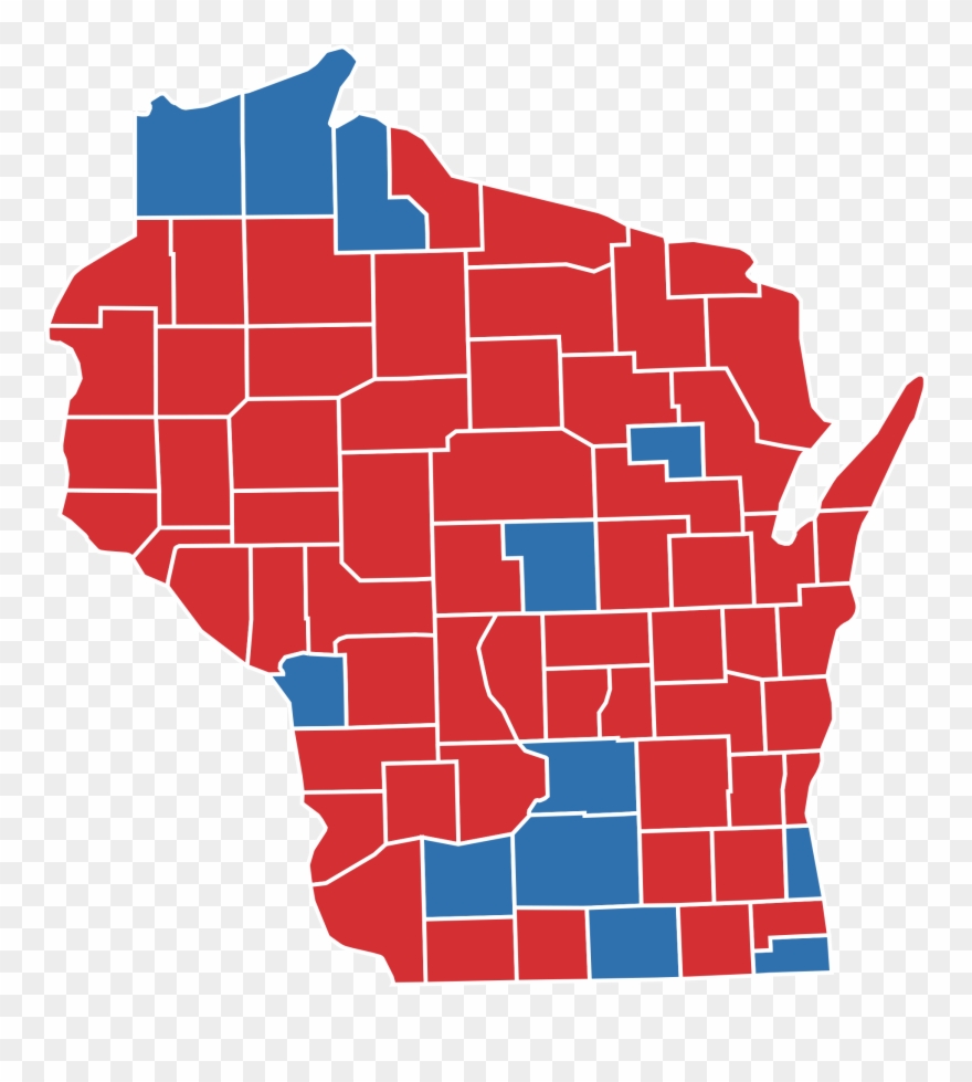 Gerrymandering In Wisconsin Killed Electoral Democracy - Wisconsin Presidential Election Results 2016 Clipart