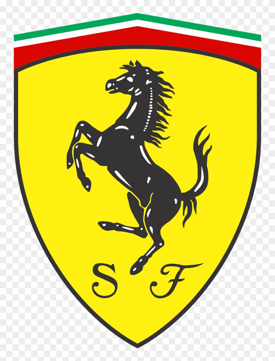 Wonderful Ferrari Logo Vector 32 With Additional Best - Ferrari Sticker Clipart