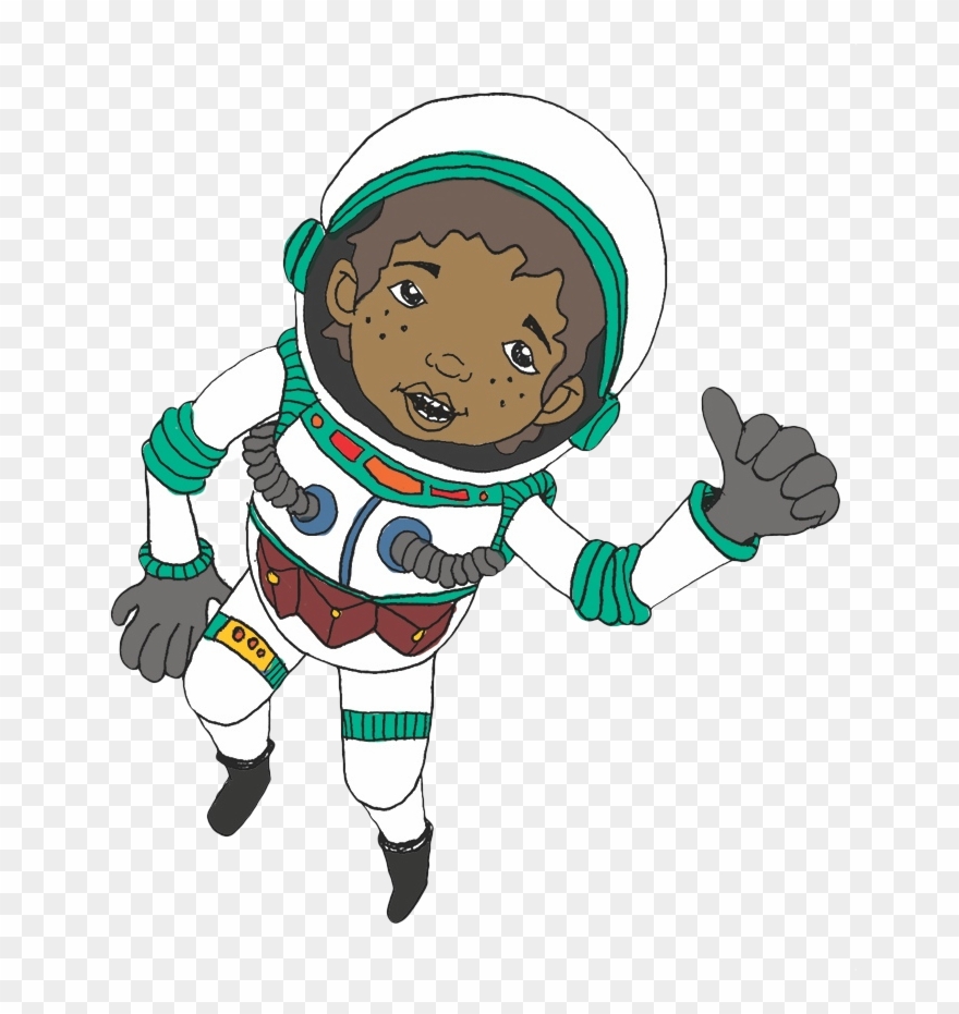 Astronaut Cartoon Png Transparent - Comics Clipart