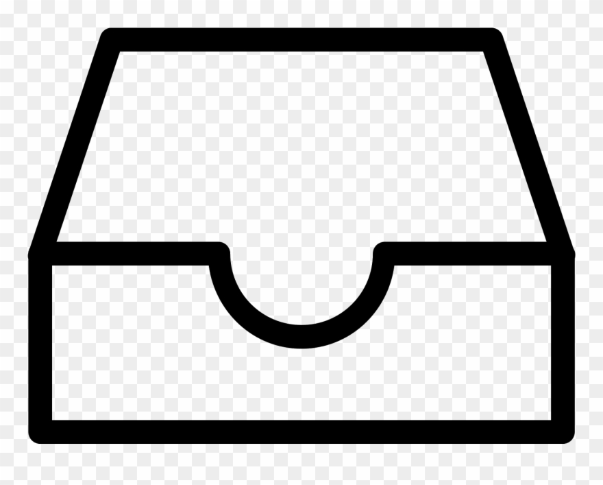 The Icon Is Of An Inbox, Like Where You Would Put Mail - Bandeja De Entrada Icono Clipart