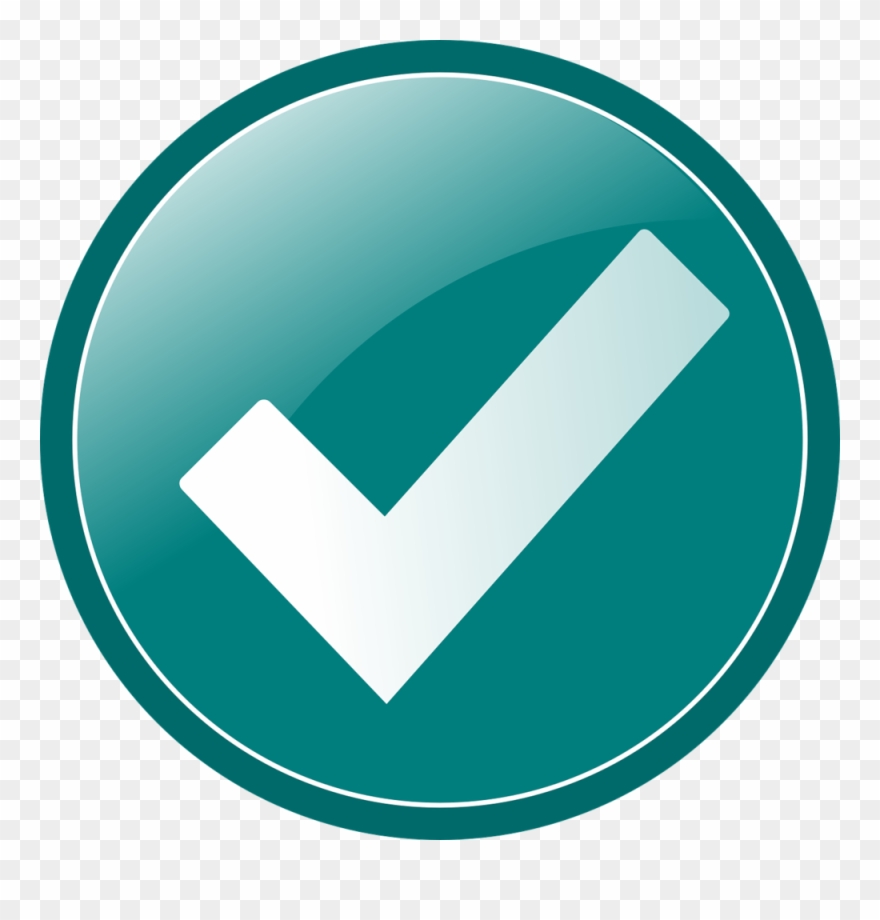 Teal Tick Clipart