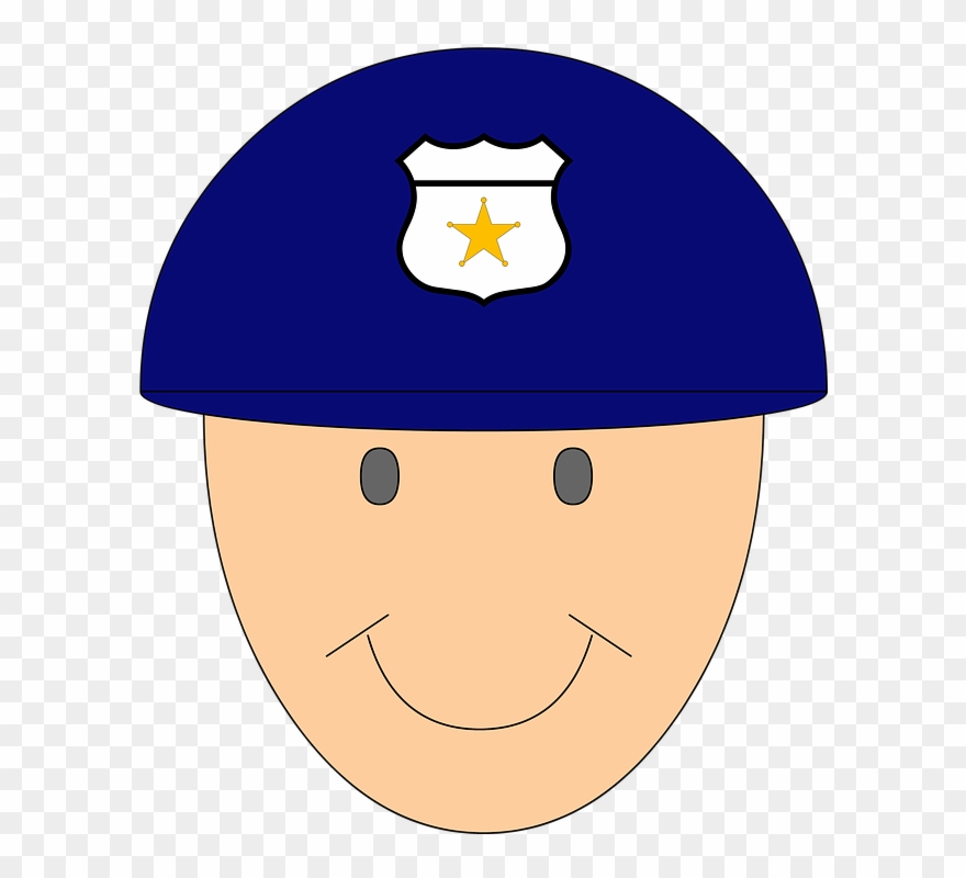 Police Man Clipart 14, Buy Clip Art - Carro Policia Desenho Fundo Transparente - Png Download