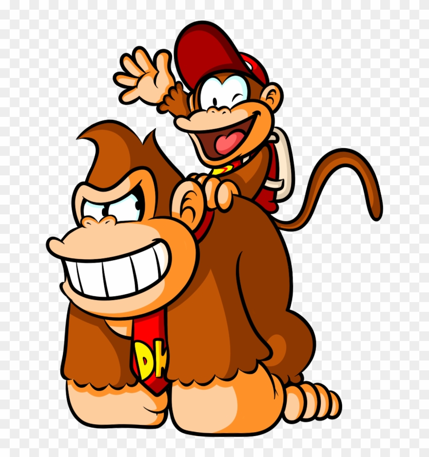 Donkey - Donkey Kong Cartoon Drawing Clipart
