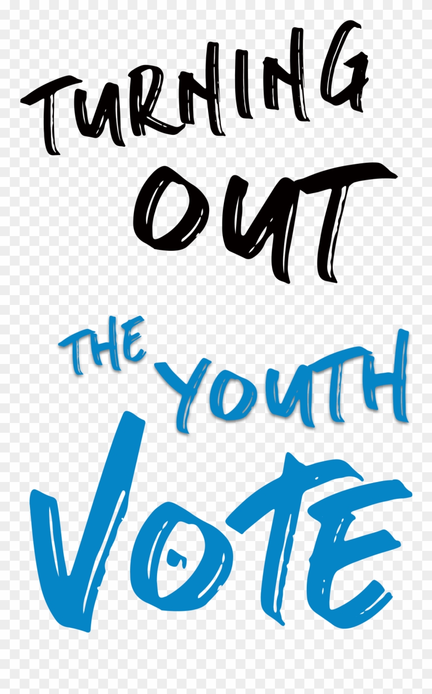 Turning Out - Youth Vote Clipart