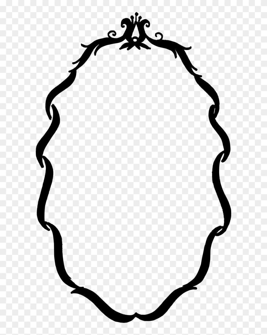 Clip Art Transparent Stock Oval Vector Svg Png Transparent - Borders And Frames