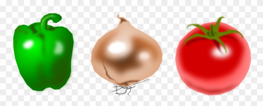 Fruits And Vegetables Clipart 25, Buy Clip Art - Tomato And Onion Clipart - Png Download