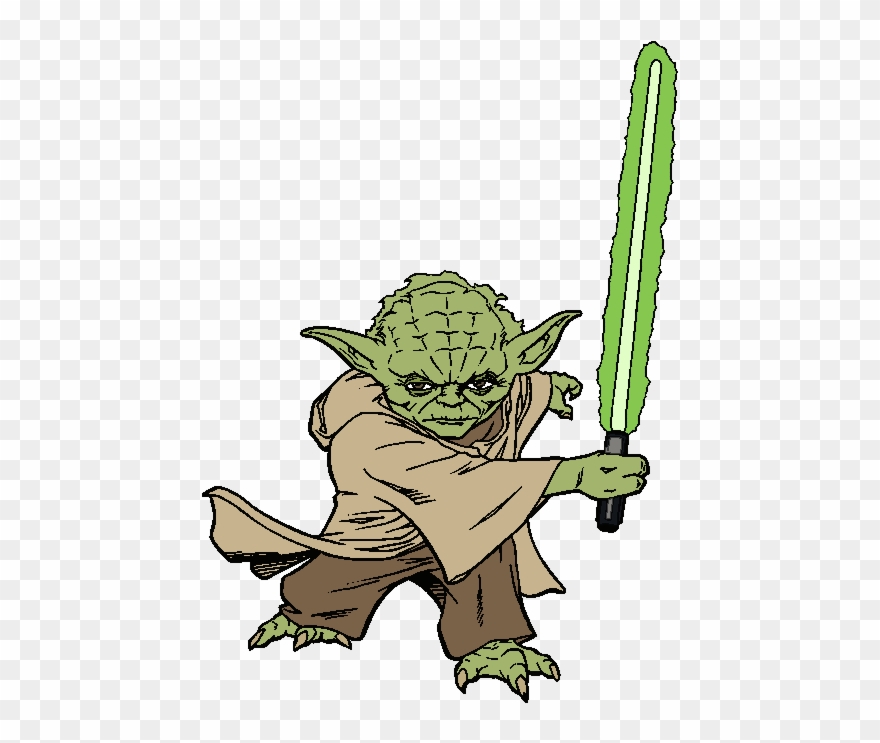 Free Star Wars Clip Art Clipart - Star Wars Yoda Art Png Transparent Png