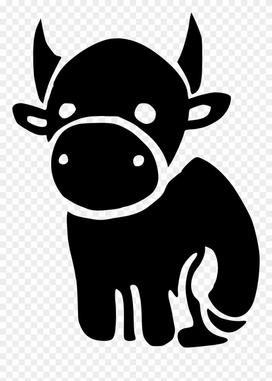 Zodiac Vector Bull - Taurus Clipart