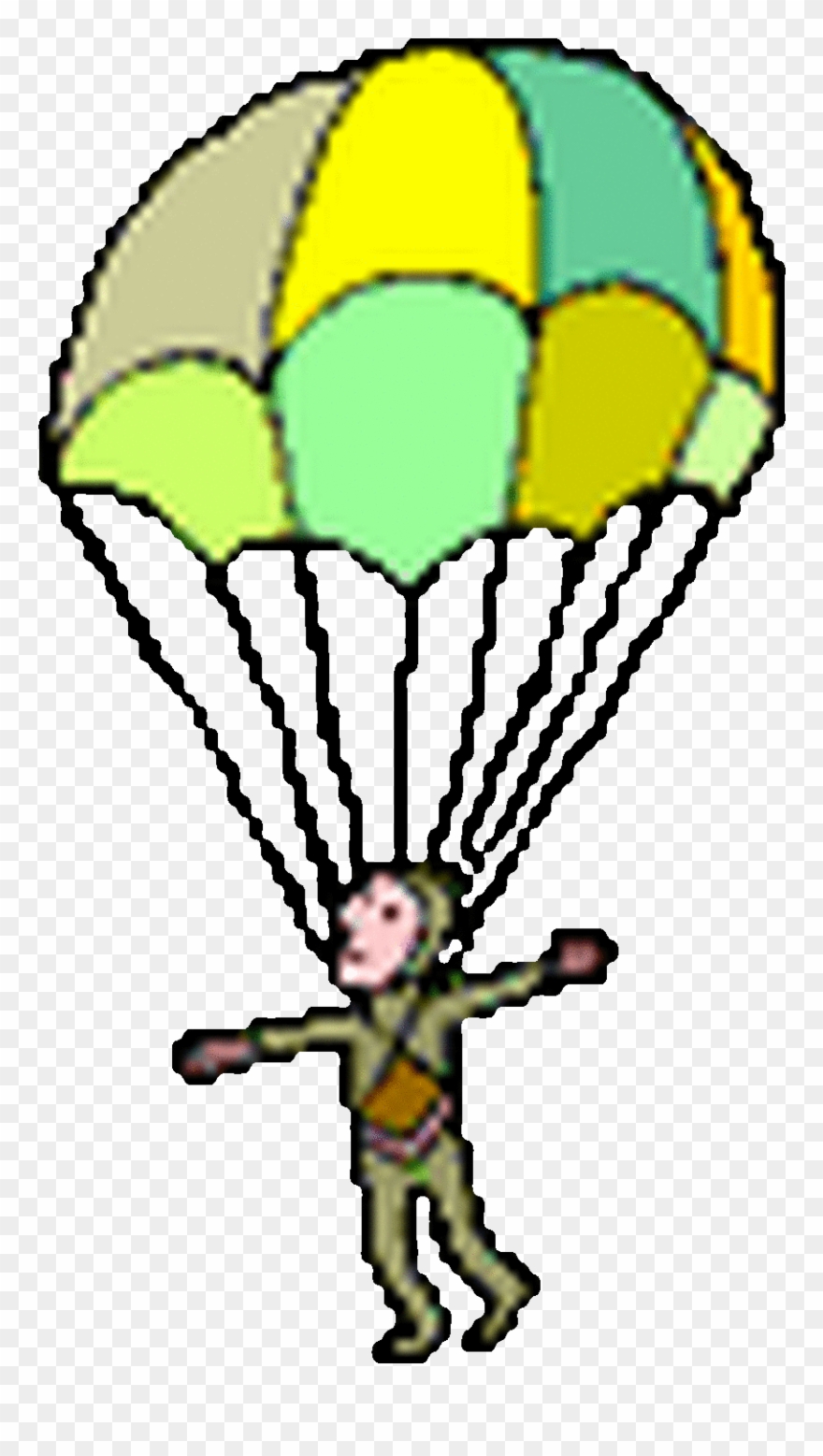 St - Parachute Push Or Pull Clipart