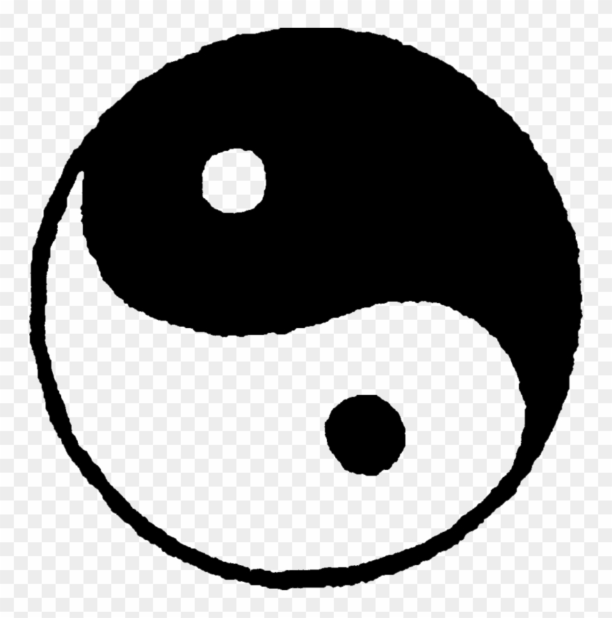 The Most Striking Symbol Of Dualism - Circle Clipart