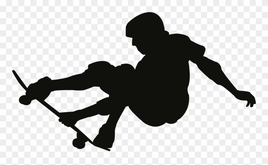 Skateboard Clipart Side View - Jual Electric Skateboard - Png Download