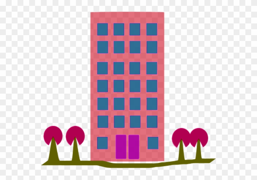 Trigonometry Height Of A Building Clipart