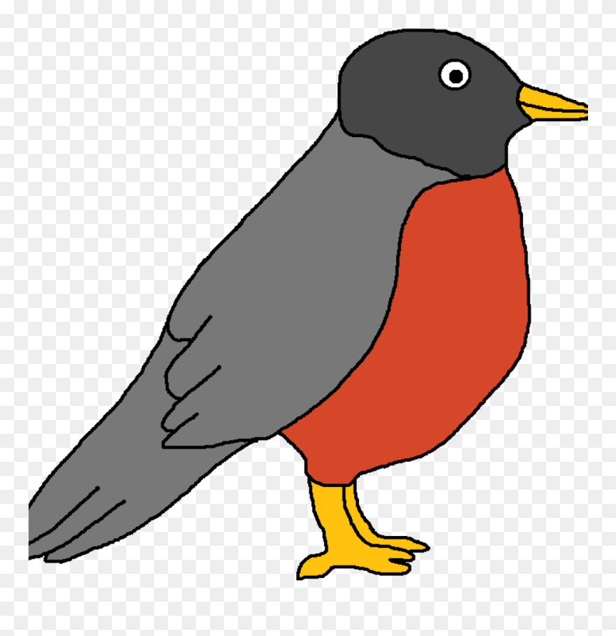 Robin Clipart Robin Clipart Space Clipart - Clipart Of A Robin - Png Download