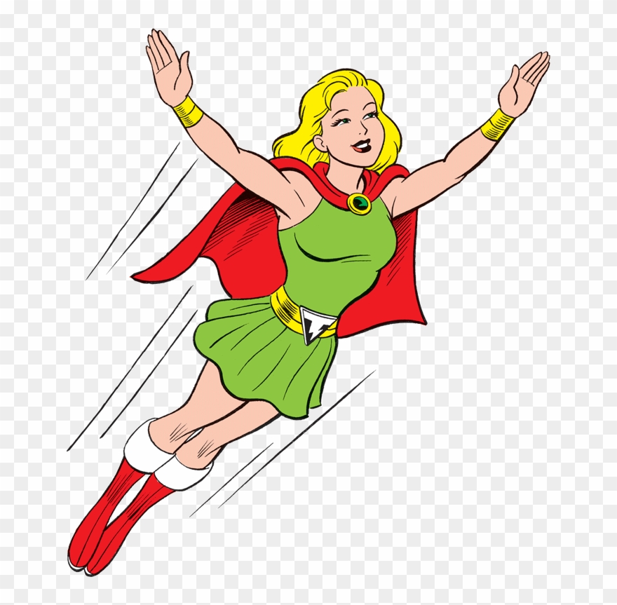 Thunder Girl Big Bang Comics Clipart