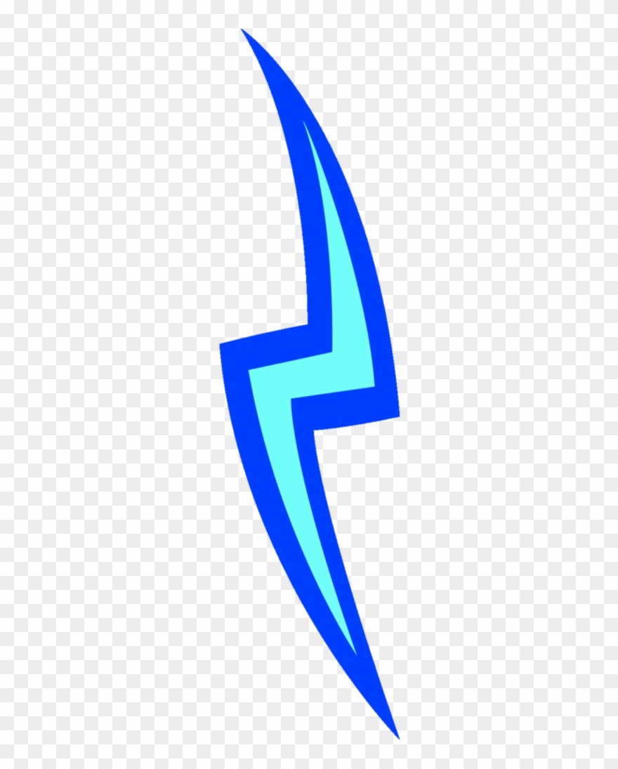 Blue Lighting Bolt - Clip Art - Png Download