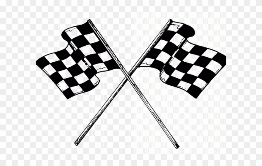 Nascar Clipart Checkered Flag - Car Racing Flag - Png Download