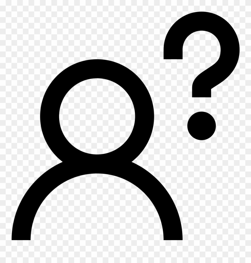 There Is An Outline Of A Man In The Center Of The Image - Mandatory Icon Clipart