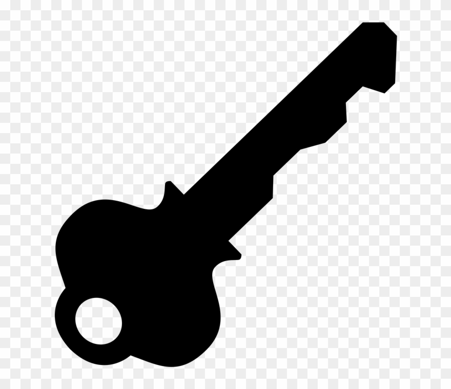 Skeleton Key Clipart 9, Buy Clip Art - Sombra De Instrumentos Musicais - Png Download