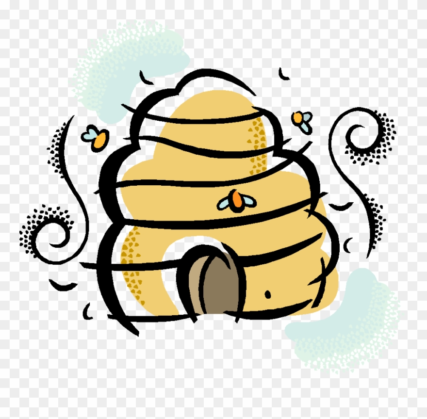 Bee Hive Clipart Face Cartoon - Press An Ear Against Its Hive - Png Download