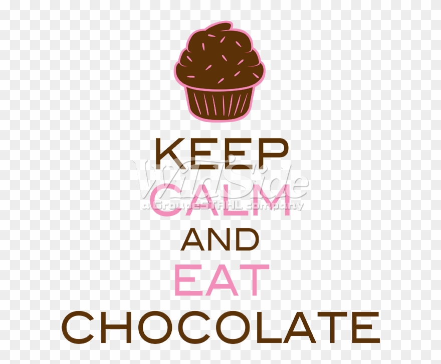 Keep Calm & Eat Chocolate - Nun T Accollà Clipart