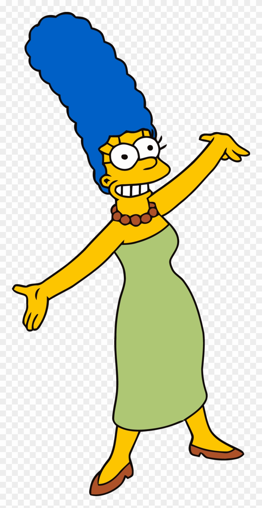 Download Marge Simpson Standing Clipart Marge Simpson - Marge Simpson No Background - Png Download
