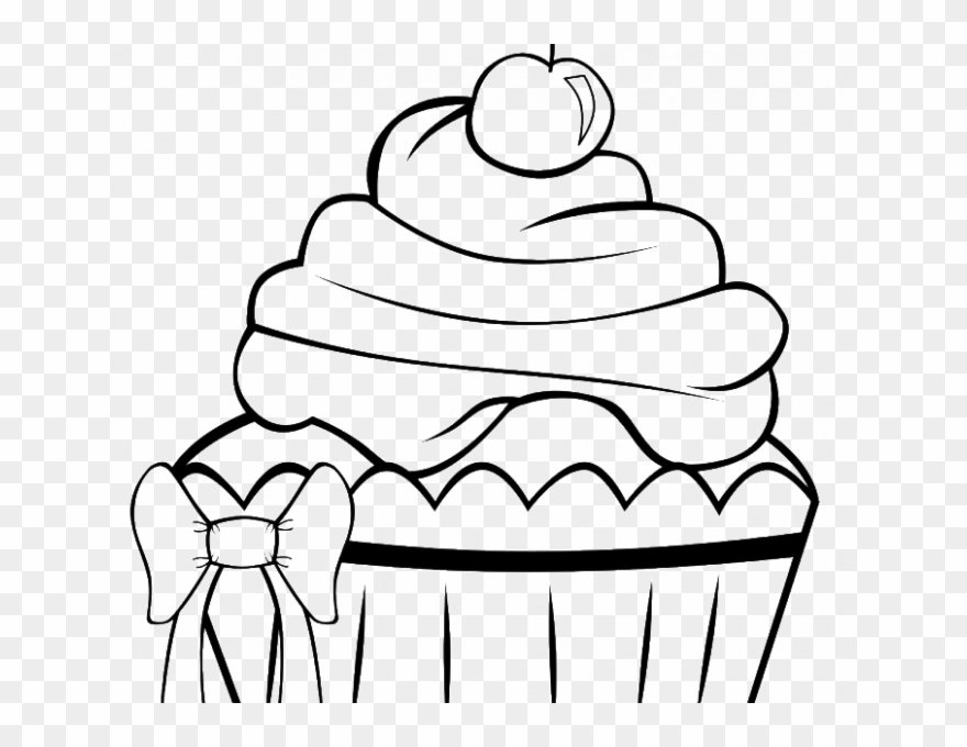 Cupcake Colouring Printables A Very Pretty Cupcake - Cute Cupcake Coloring Pages Clipart