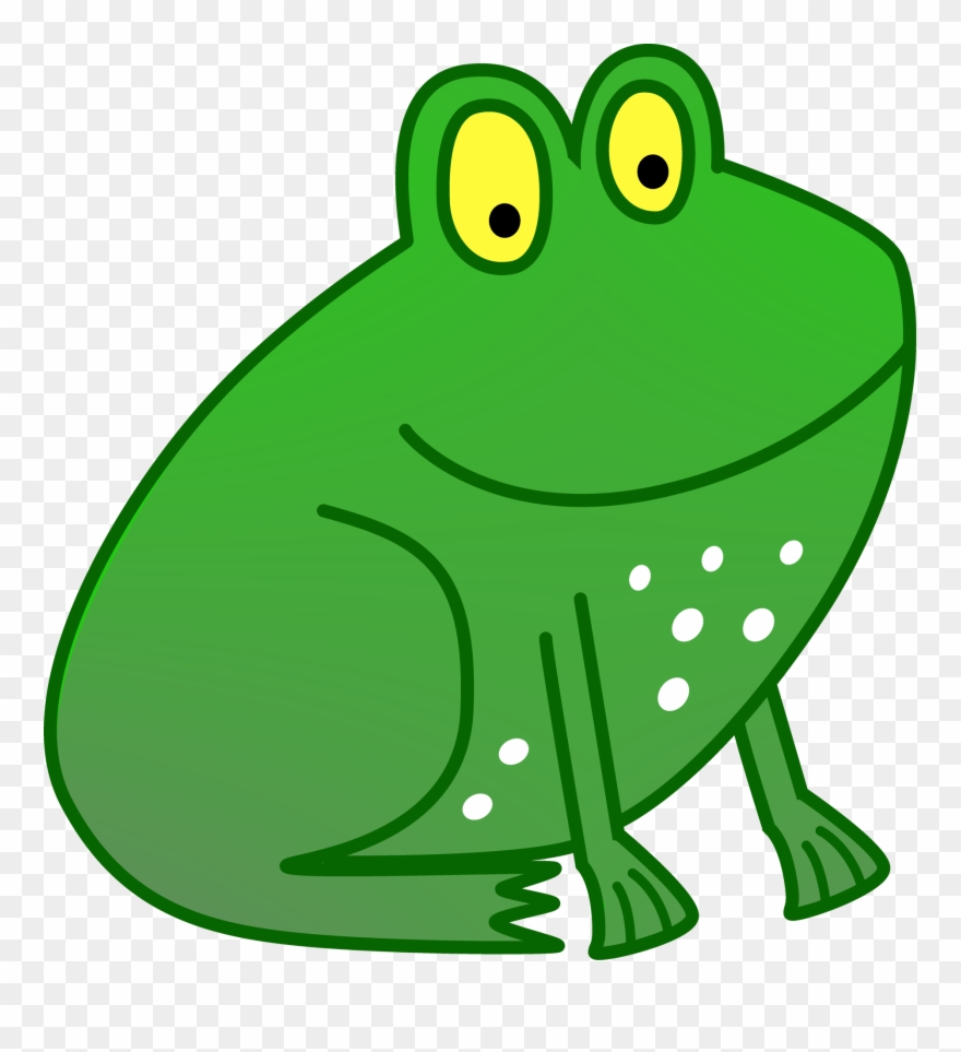 Green Frog Clipart 7, Buy Clip Art - Kids Frog - Png Download