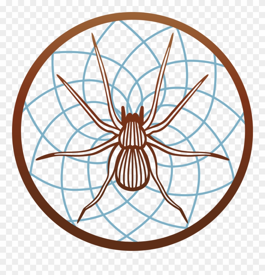 Spider - Circle Clipart