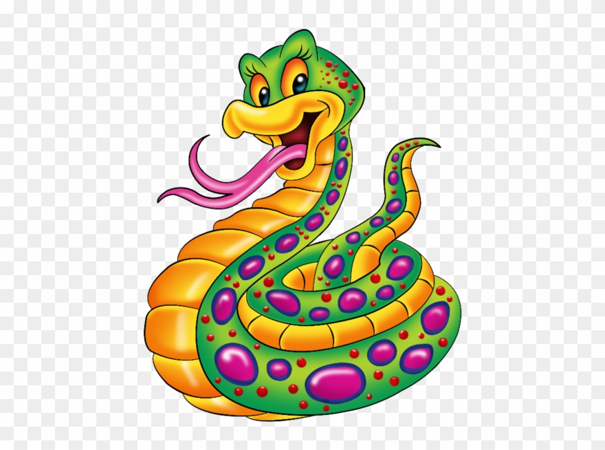 Discover - Cartoon Evil Snake Transparent Clipart