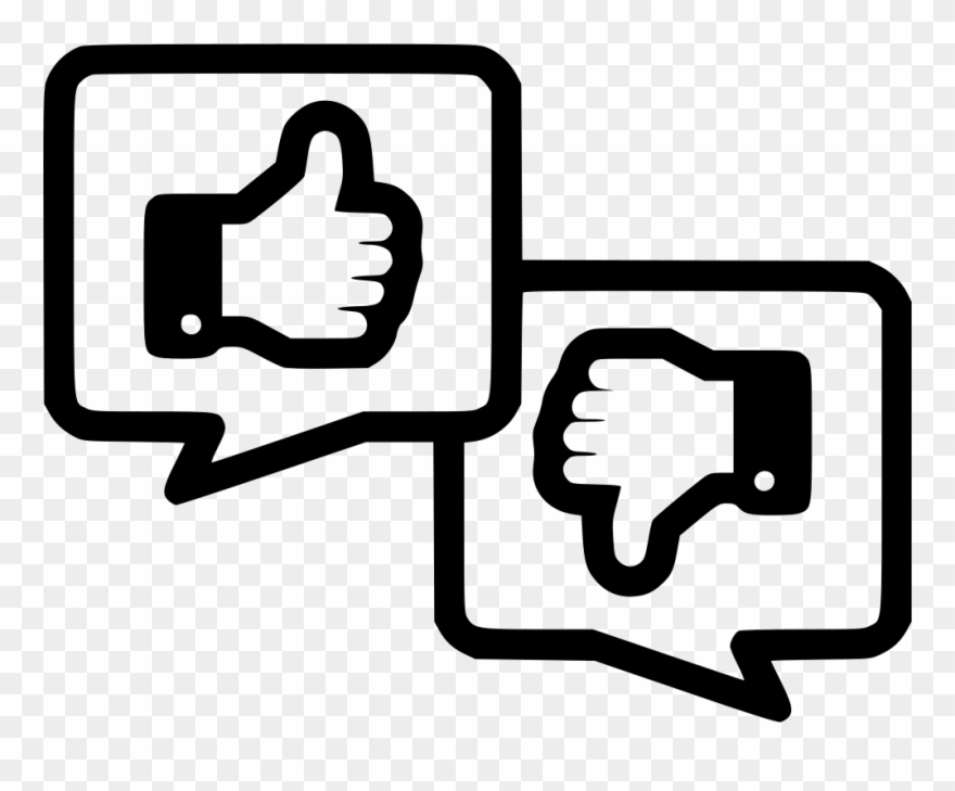 Thumb Discussion Decision Opinion Brain Storming Comment - Opinion Icon Transparent Clipart