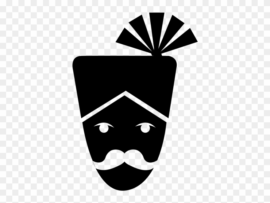 Man Rubber Stamp - British Raj Clipart