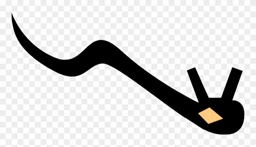 Vector Illustration Of Ancient Egyptian Slithering Clipart